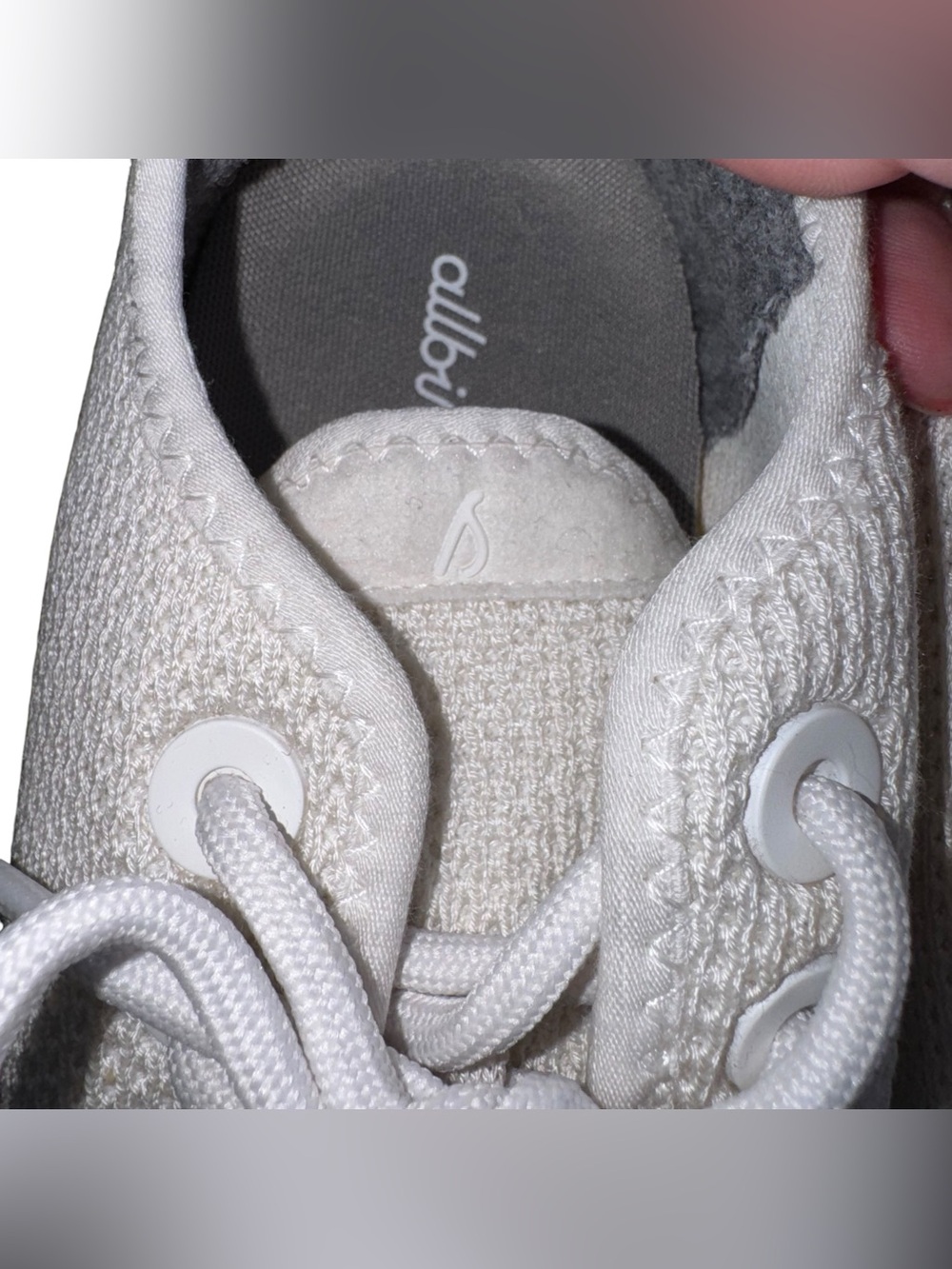 ALLBIRDS Tree Runners TR Sneakers Kaikoura White/White Sole Size 8 - Picture 12 of 15